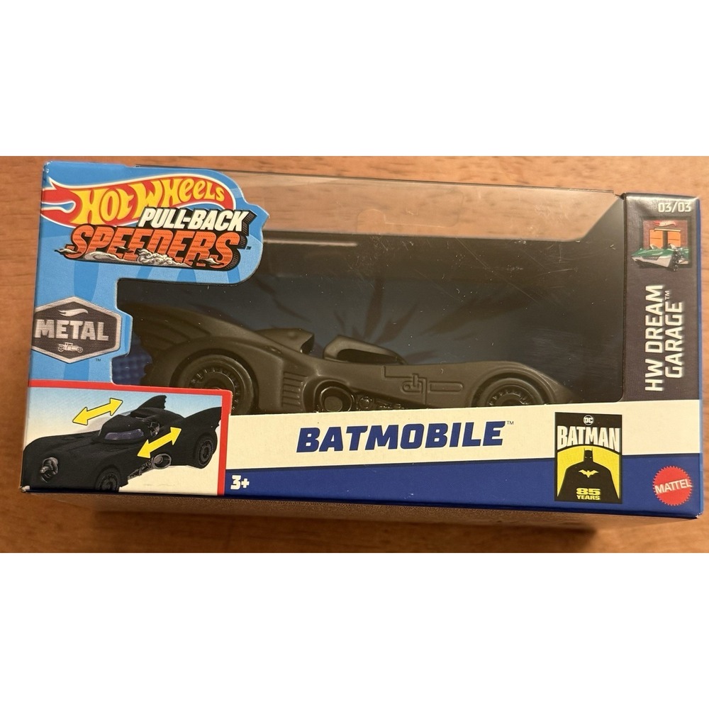 NEW‎ 2024 HOT WHEELS Pull-back Speeders Batmobile
